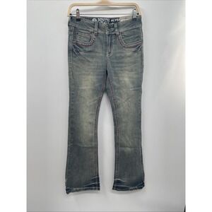 Ninth Hall Alyssia Jeans Womens 6 Blue Denim Medium Wash Bootcut Streetwear NWT